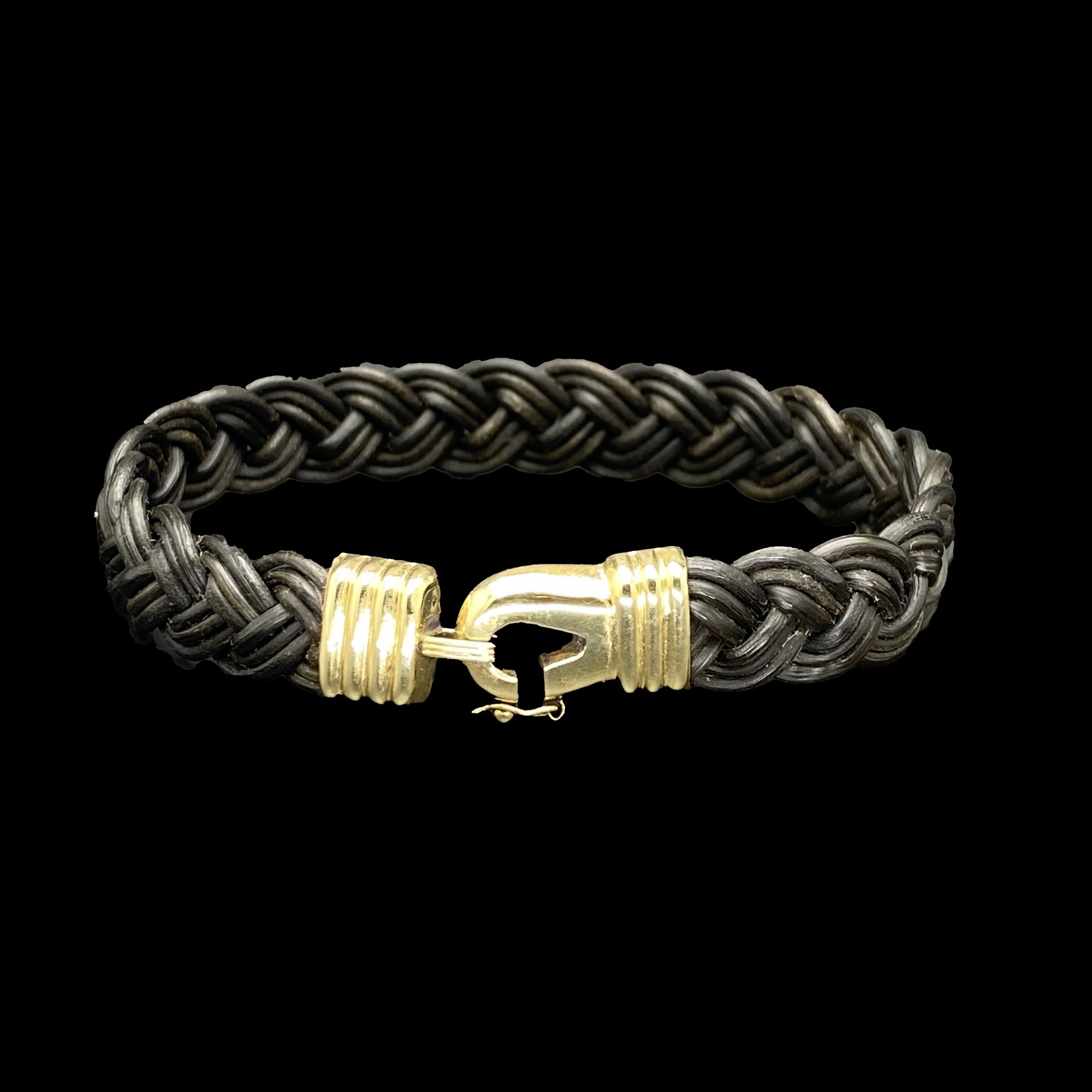 Comment Reconnaitre Un Vrai Bracelet En Poil D Elephant BRACELETS PORTE BONHEUR TRESSES EN POILS D'ELEPHANT - OR24