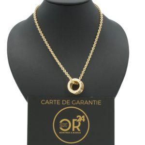 COLLIER-PENDENTIF BVLGARI B-ZEROS 1 OR JAUNE 18K