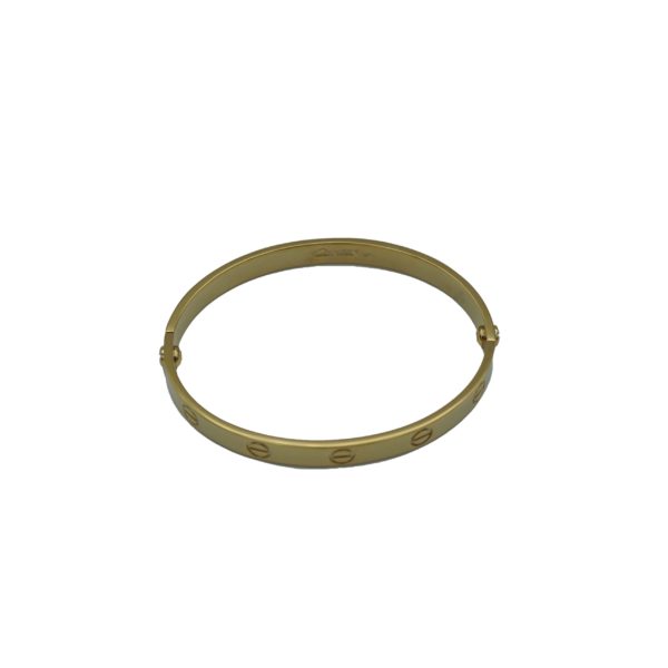 BRACELETS CARTIER LOVE OR JAUNE 18K TAILLE 17 – Image 3