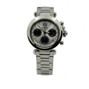 CARTIER PASHA CHRONOGRAPHE ACIER AUTOMATIQUE Réf : 2412