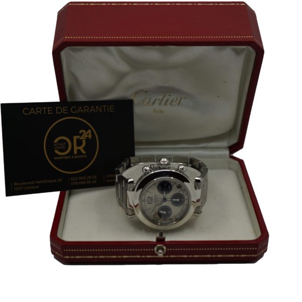 CARTIER PASHA CHRONOGRAPHE ACIER AUTOMATIQUE Réf : 2412 – Image 5