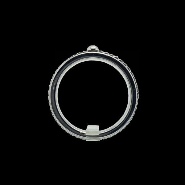 BAGUE PIAGET POSSESSION SERTIE D'UN DIAMANT OR GRIS 18K TAILLE 53 – Image 4