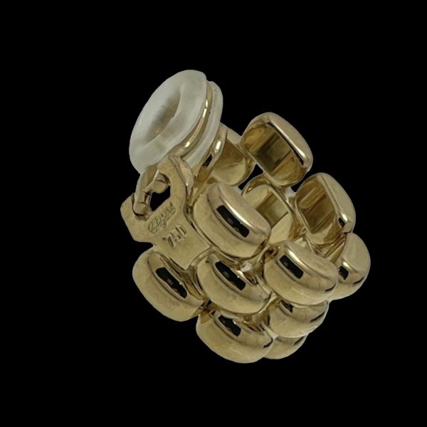 BOUCLES D'OREILLES CHOPARD ARTICULEE EN OR JAUNE – Image 3