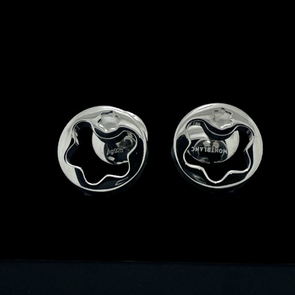 BOUCLES D'OREILLES MONTBLANC 4810 EN ARGENT – Image 4