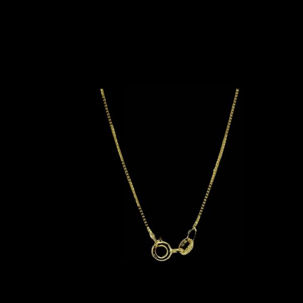 COLLIER-PENDENTIF  SOLITAIRE OR JAUNE 18K ET DIAMANT 0.65CT. – Image 5