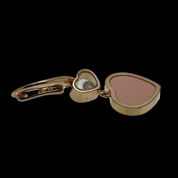 BOUCLES D'OREILLES CHOPARD HAPPY HEARTS EN OR ROSE – Image 3
