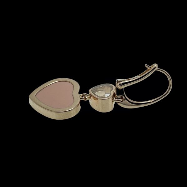 BOUCLES D'OREILLES CHOPARD HAPPY HEARTS EN OR ROSE – Image 5
