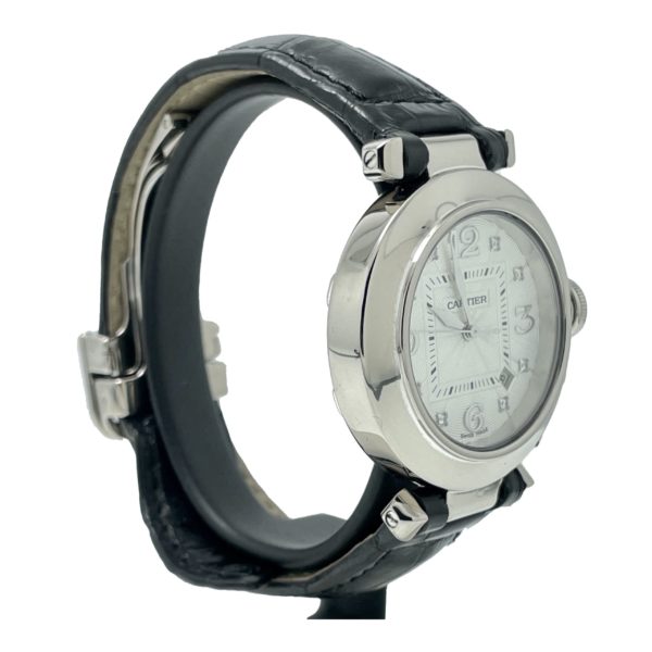 CARTIER PASHA LADY OR GRIS 750 ET DIAMANTS AUTOMATIQUE Réf : 2528 – Image 3