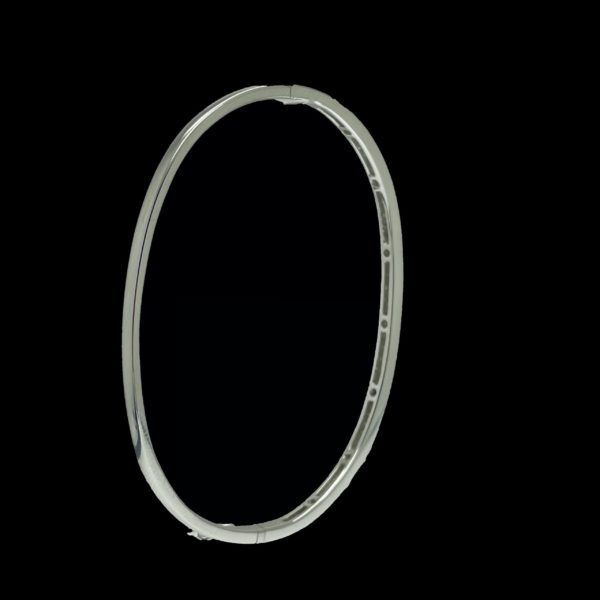 BRACELETS JONC OR GRIS 18K/750 SERTIE 37 DIAMANTS – Image 4