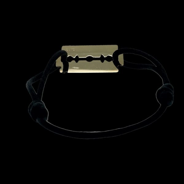 BRACELETS CORDON LAME DE RASOIR OR JAUNE 18K/750 – Image 3