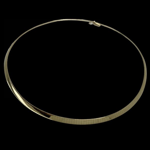 COLLIER-PENDENTIF OMEGA DOUBLE FACE / SERPENT OR JAUNE 18K-750 – Image 6