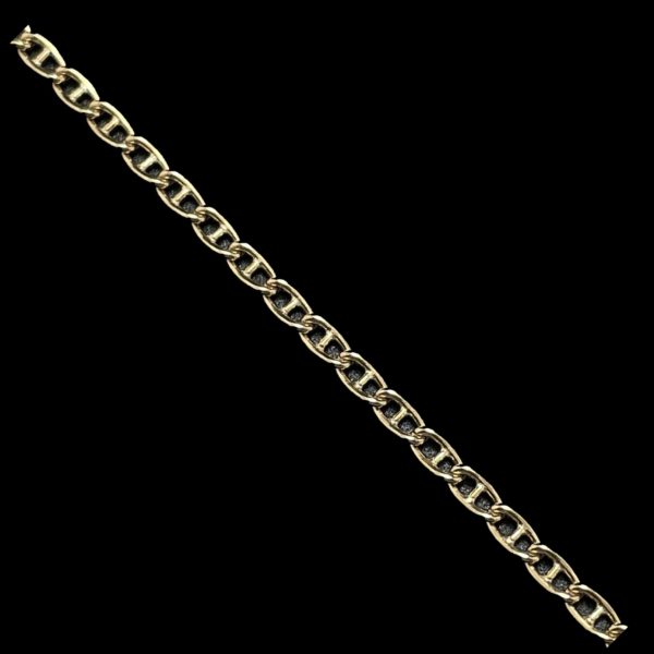 BRACELETS OR JAUNE 18K/750 MAILLE MARINE – Image 3