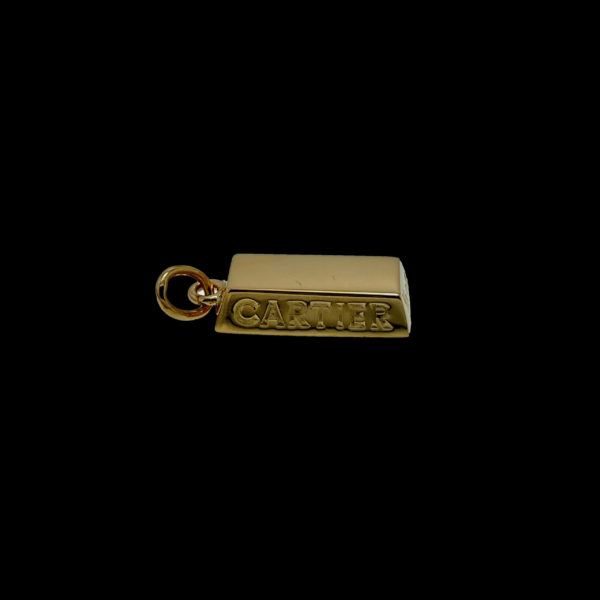 COLLIER-PENDENTIF CARTIER LINGOT 1/4OZ OR JAUNE 18K/750 – Image 2