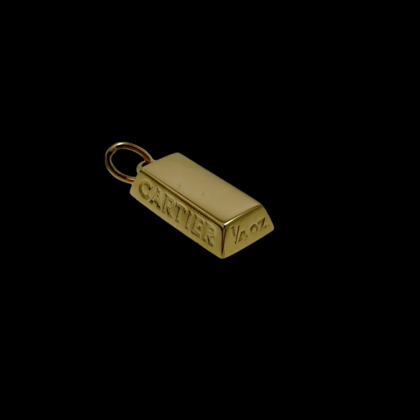 COLLIER-PENDENTIF CARTIER LINGOT 1/4OZ OR JAUNE 18K/750