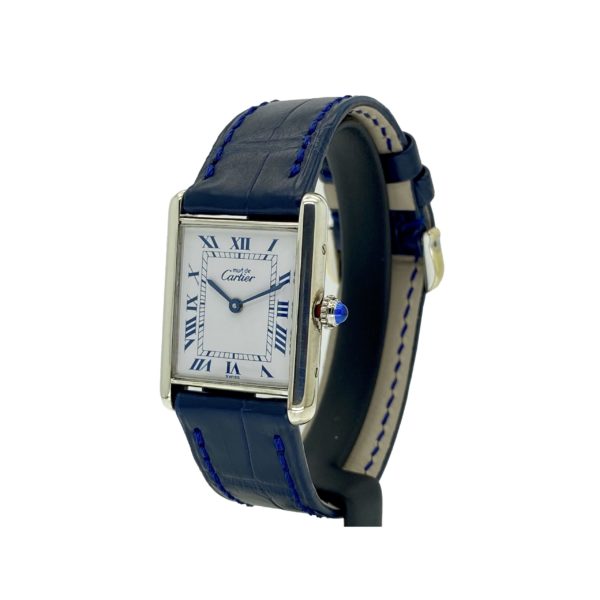 CARTIER TANK ARGENT 925 QUARTZ 24X30 MM – Image 2
