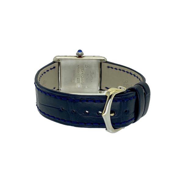 CARTIER TANK ARGENT 925 QUARTZ 24X30 MM – Image 5
