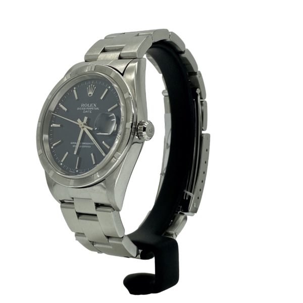 ROLEX OYSTER PERPETUAL DATE 34MM BLEU Réf. 15210 – Image 2