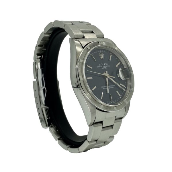 ROLEX OYSTER PERPETUAL DATE 34MM BLEU Réf. 15210 – Image 3