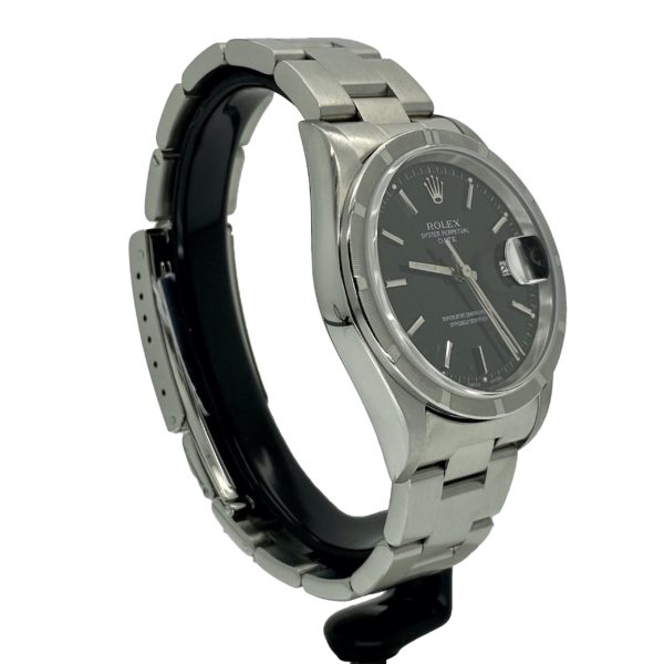 ROLEX OYSTER PERPETUAL DATE 34MM NOIR Réf. 15210 – Image 3