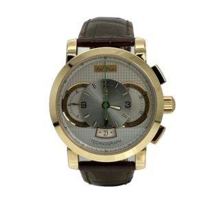PAUL PICOT TECHNOGRAPH YELLOW GOLD 44MM Réf. 0334.RG