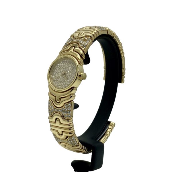 BVLGARI OR JAUNE "PARENTESI" COLLECTION DIAMONDS 19,5MM Réf.BJ01DYD-100301 – Image 2