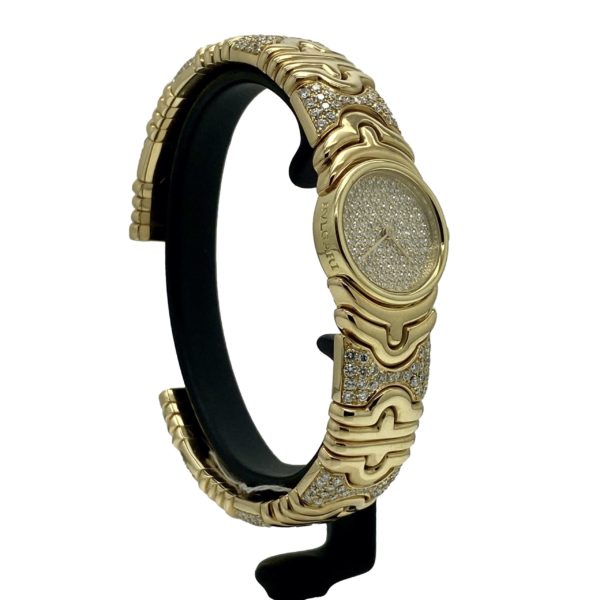 BVLGARI OR JAUNE "PARENTESI" COLLECTION DIAMONDS 19,5MM Réf.BJ01DYD-100301 – Image 3