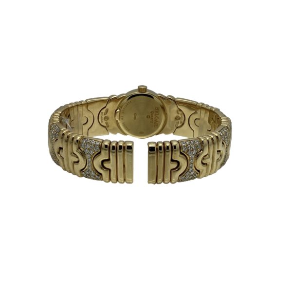 BVLGARI OR JAUNE "PARENTESI" COLLECTION DIAMONDS 19,5MM Réf.BJ01DYD-100301 – Image 5
