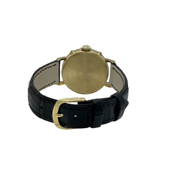 RARE MOVADO TRIPLE DATE OR 18K VINTAGE DES ANNEES '50 DE 35MM REF. 44788 – Image 5