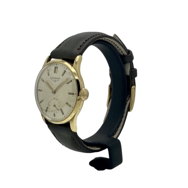 LONGINES PETITE SECONDES OR JAUNE 18K 33MM VINTAGE ! – Image 2