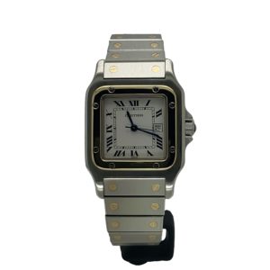 CARTIER SANTOS UNISEXE OR-ACIER 29MM REF.1172961