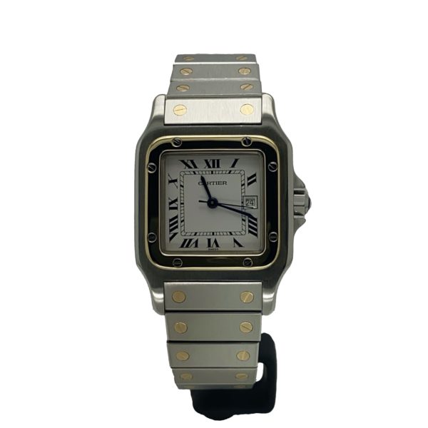 CARTIER SANTOS UNISEXE OR-ACIER 29MM REF.1172961