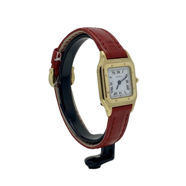 CARTIER SANTOS DUMONT PARIS OR JAUNE 18K 23MM REF.W007057 – Image 3