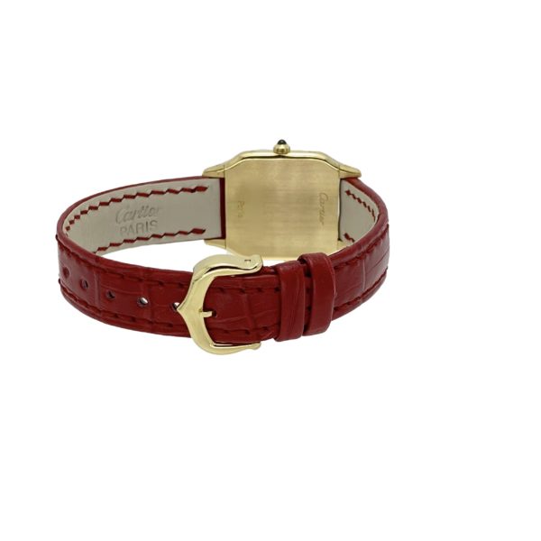 CARTIER SANTOS DUMONT PARIS OR JAUNE 18K 23MM REF.W007057 – Image 5