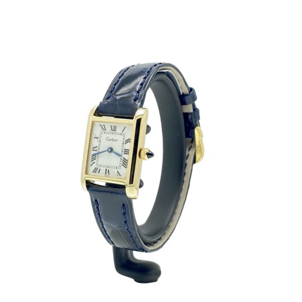 CARTIER TANK AMERICAINE ELECTROPLATED 23X30MM – Image 2