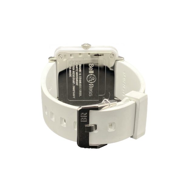 BELL&ROSS AVIATION DIAMANTS CERAMIQUE BLANCHE 39MM Réf. BRS98WCS-02788 – Image 5