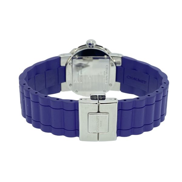 CHAUMET CLASS ONE EDITION LIMITED DIAMONDS BEZEL QUARTZ STEEL LADY 33MM REF.622C NEUVE! – Image 5