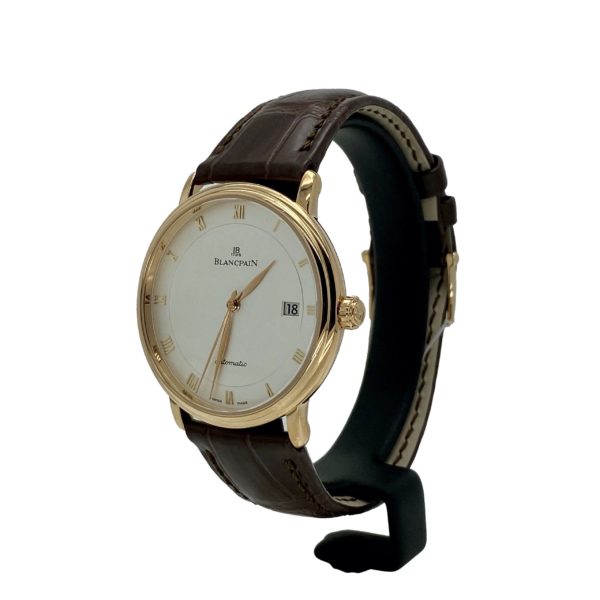 BLANCPAIN VILLERET ULTRA-PLATE OR ROSE 38MM Réf. 6223-3642-55 NEUVE ! – Image 2