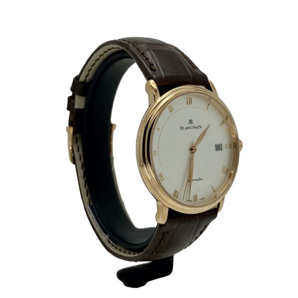 BLANCPAIN VILLERET ULTRA-PLATE OR ROSE 38MM Réf. 6223-3642-55 NEUVE ! – Image 3