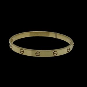 BRACELETS CARTIER LOVE EN OR JAUNE 18K TAILLE 19