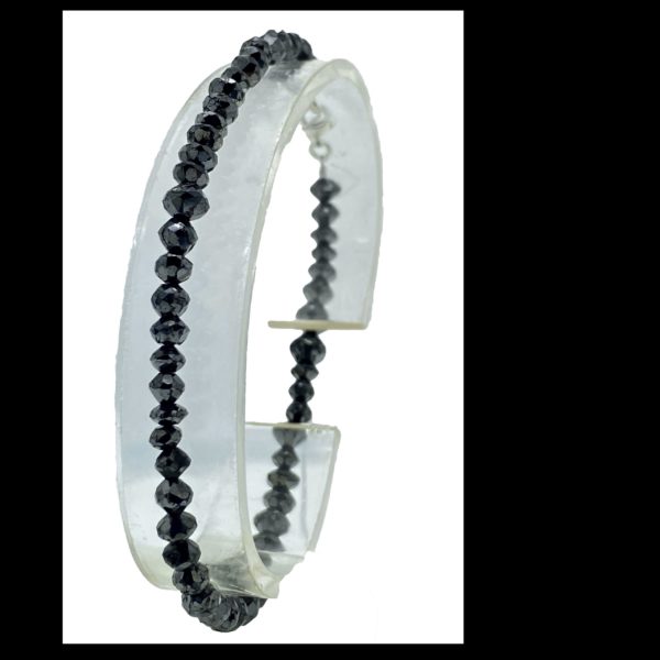 BRACELETS DE DIAMANTS NOIR PIECE UNIQUE CREATION OR24 – Image 3