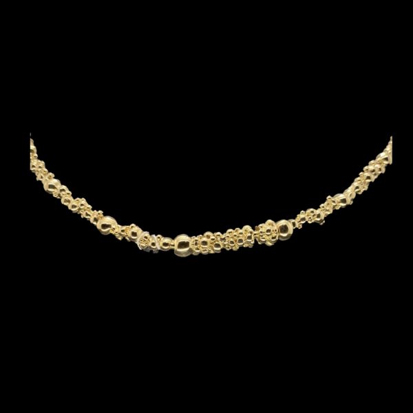 COLLIER-PENDENTIF GILBERT ALBERT COLLECTION CHAMPAGNE OR JAUNE 18K ET DIAMANTS – Image 3