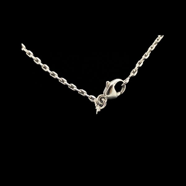 COLLIER-PENDENTIF  SOLITAIRE SWAROVSKI ZIRCON ARGENT 925 – Image 3