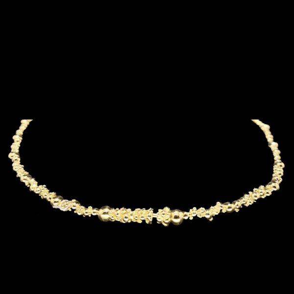 COLLIER-PENDENTIF GILBERT ALBERT COLLECTION CHAMPAGNE OR JAUNE 18K ET DIAMANTS – Image 4