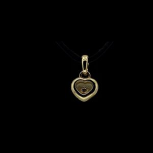 COLLIER-PENDENTIF CHOPARD PENDENTIF HAPPY DIAMONDS OR JAUNE 18K ET DIAMANT
