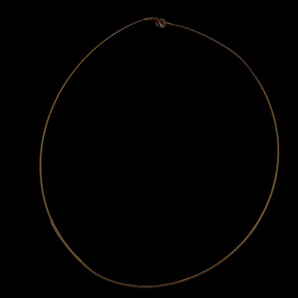 COLLIER-PENDENTIF CÂBLE OR JAUNE 18K-750 Taille 40CM – Image 5