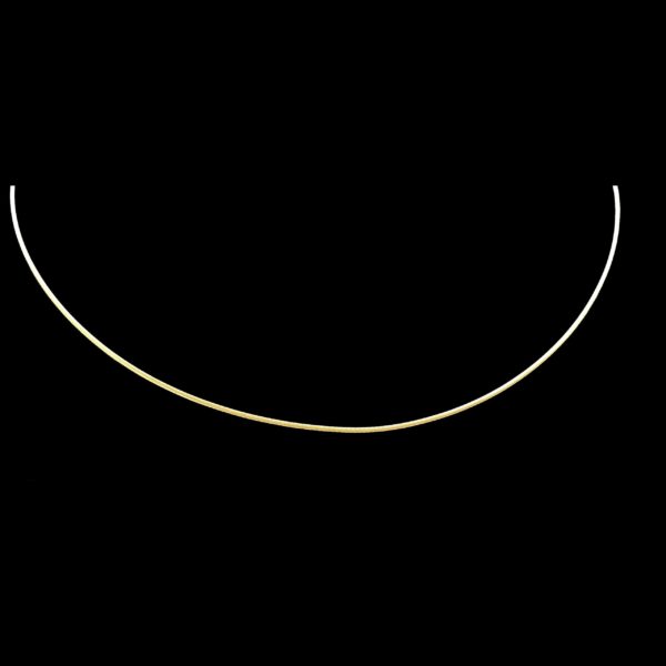 COLLIER-PENDENTIF CÂBLE OR JAUNE 18K-750 Taille 40CM