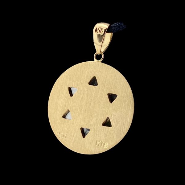 COLLIER-PENDENTIF  ETOILE DE DAVID "MAGHEN DAVID" OR JAUNE 18K ET DIAMANT – Image 3