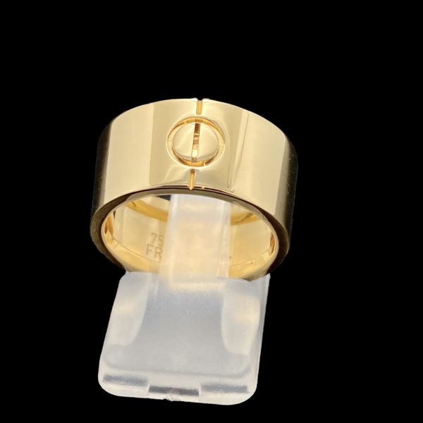 BAGUE CARTIER LOVE OR JAUNE 18K TAILLE 52 – Image 4