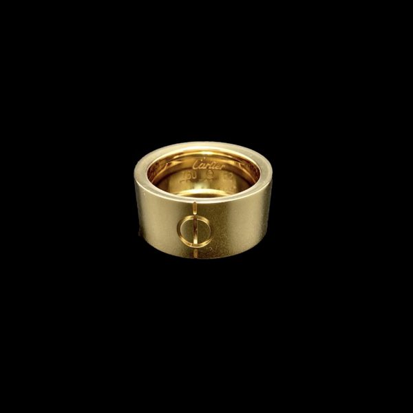 BAGUE CARTIER LOVE OR JAUNE 18K TAILLE 52 – Image 2