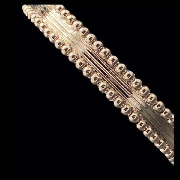 BRACELETS KUNZ COLLECTION BOULES EN OR ROSE 18K TAILLE 16CM – Image 5